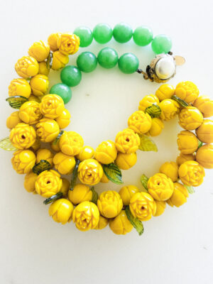 Elva Fields Vintage Flower Necklace