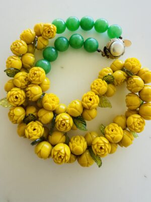 Elva Fields Vintage Flower Necklace